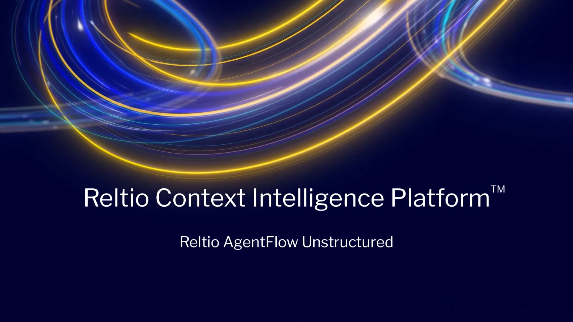 Reltio AgentFlow™ Unstructured