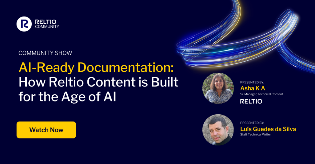 AI Ready Documentation: How Reltio content is built for the age of AI